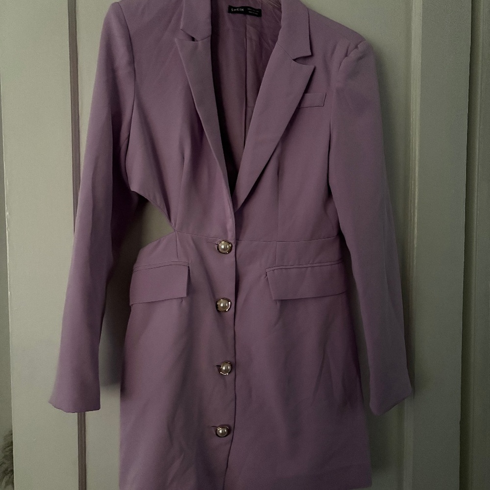Lilac Blazer Dress